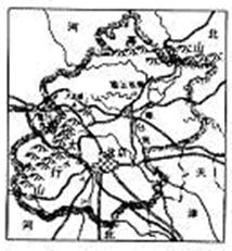 北京是我国首都,读北京市略图,判断下列说法正