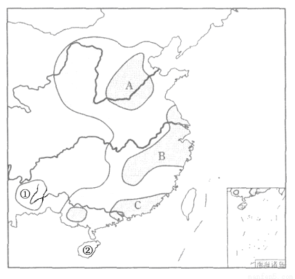 阅读下列材料,回答问题。(16分)材料一:干旱灾
