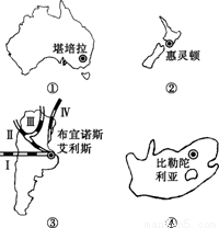 下图,完成各题。1.上面的四个国家均有典型的