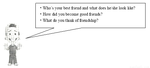 文段表达(10分)根据题目要求和英文提示词语,写