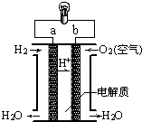 如图是氢氧燃料电池构造示意图.关于该电池的说法不正确的是(  )
