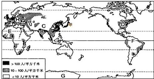 世界人口日_世界人口稀疏地