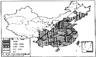 人口密度_2000年我国人口密度