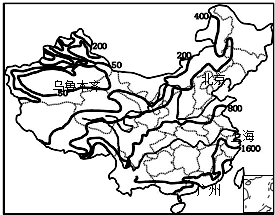 我国各地降水量差异很大,台湾火烧寮年平均降