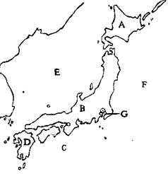 读日本和俄罗斯略图(如图),完成下列各题.(1)填