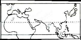 读东南亚气候分布图和气温曲线、降水柱状