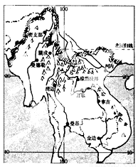 疆域示意图材料三 2013年11月8日超强台风海