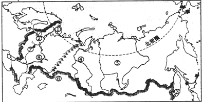 母亲河的_。(2)俄罗斯的农业主要分布在欧洲部