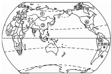 读俄罗斯工业区图,分析回答问题.(1)从纬度位置