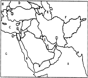 中东地区很多国家属于无流区,但本区著名的底