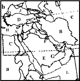 中东地区很多国家属于无流区,但本区著名的底