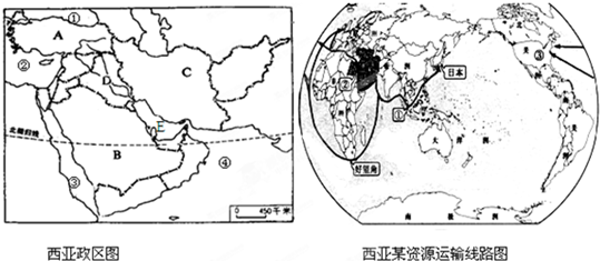 根据中东地区多国共用一水的现象,请把以下以