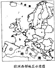 读图文资料,完成下列各题(1)欧洲西部的气候以