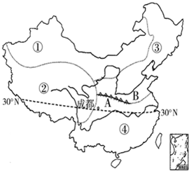 我国四大地理区域中南方地区与北方地区分界线