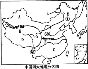 北方分界线的山脉与河流的名称.(3)根据北京降