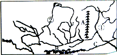 读我国土地利用分布示意图与我国年降水量