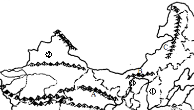 读中国西北地区和青藏地区略图,完成下列各题