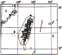影响台湾交通线呈环状分布的主要自然因素是