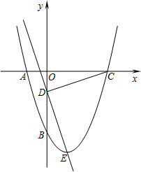 已知二次函数y=mx2+(m-3)x-3(m>0)的图象如图