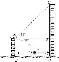 (2010青岛)小明家所在居民楼的对面. 习题详情