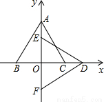 如图,在平面直角坐标系中,△abc和△def为等边三角形,ab=de,点b,c,d在