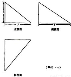 (2012湛江一模)一个几何体的三视图如图所示,