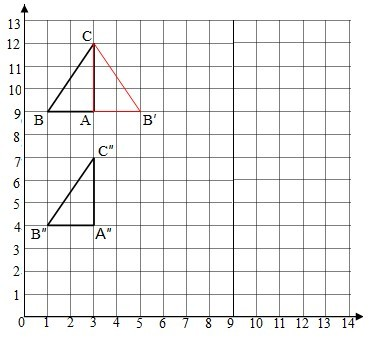 填空并按要求作图.(1)图中三角形ABC三个顶点