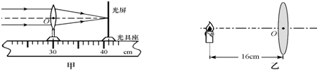 在研究凸透镜成像的规律时,保持凸透镜的位置不动,先后把点燃的蜡烛