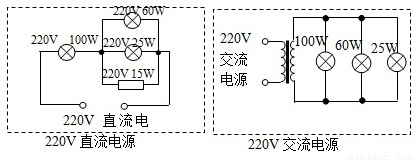 有三盏电灯L1、L2、L3,规格分别为110V 100