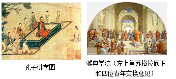 这一时期东西方都出现了杰出的思想家,西方有苏格拉底,东方有孔子