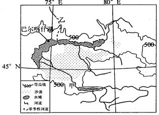 该图为世界某粮食作物主要产区分布示意图。读