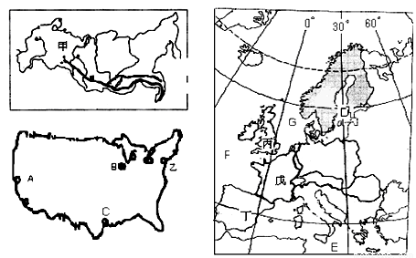 读非洲西部利比里亚自然地理要素图及相关材料