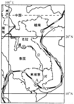 世界分区地理知识点 "材料一:开发中的澜沧江一湄公河流域.澜沧.