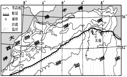 河流主要补给是_,此河流在山麓地带形成地貌名