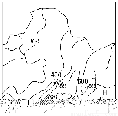 图中甲、乙分别是美国、巴西两国局部地图,读