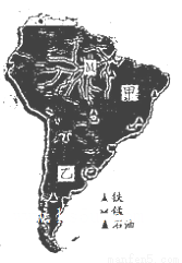 降水分布图,回答下列问题。(1)结合自然条件和