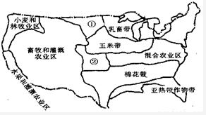 下图为第二次世界大战前,欧洲各地农业集约度