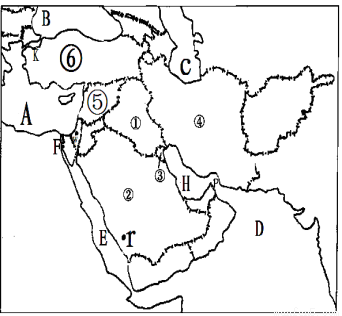 读西亚地区图,完成下列各题.(1)一般把_人占多