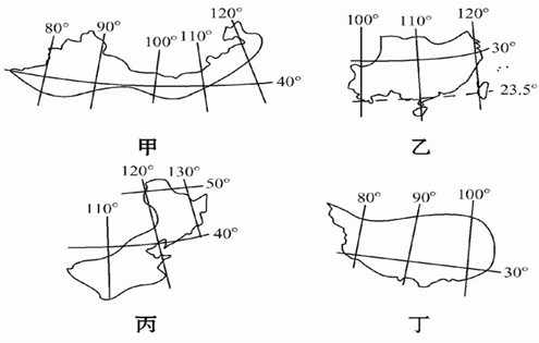 四大地理区域的主要划分依据是