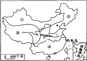 主要特征连线.北方地区我国主要牧区和灌溉农