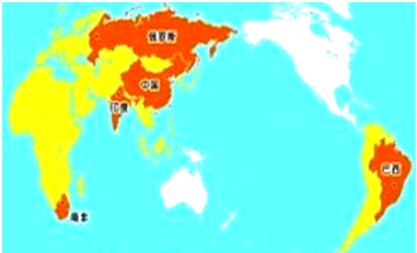 金砖四国是指巴西、俄罗斯、印度及中国四个有