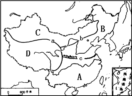 北方地区、南方地区、青藏地区和西北地区的地